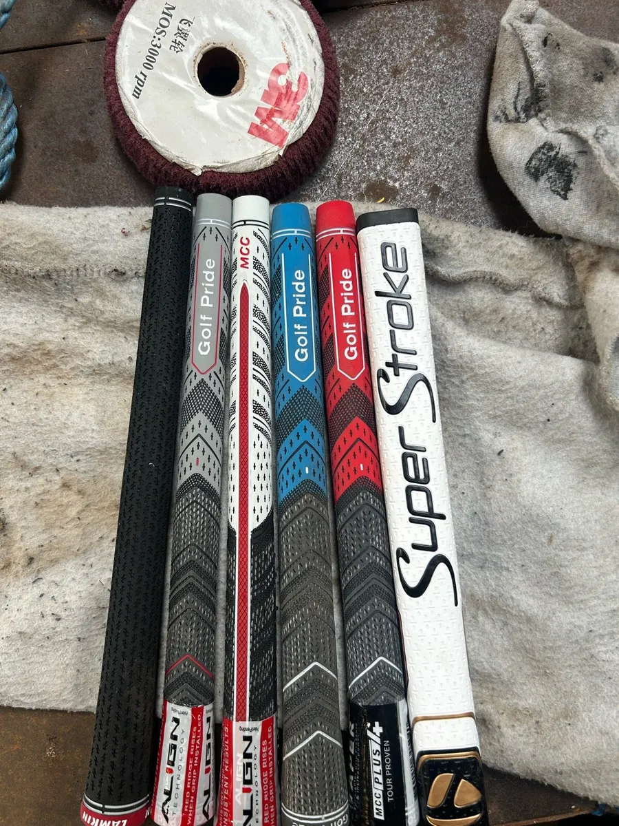 Golf club regripping and cleaning - Image 1
