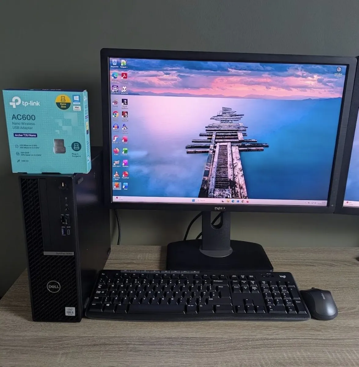 10th Gen i5 Dell PC 24" LCD Win 11 Office 24 Wifi - Image 1