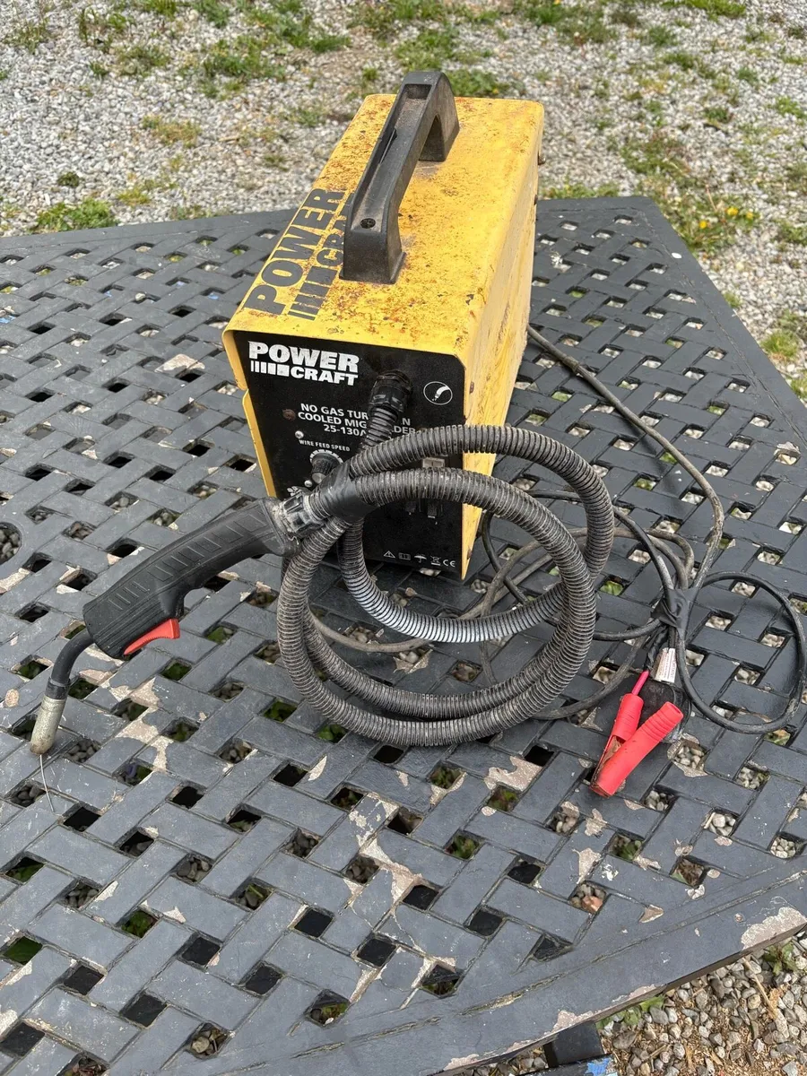 Power craft, no gas turbo fan cooled mig welded pm - Image 1
