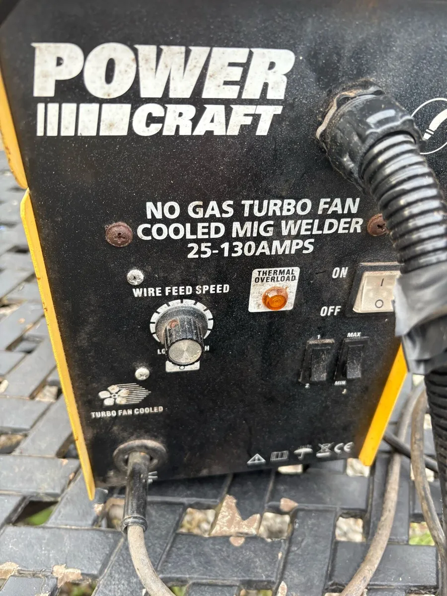 Power craft, no gas turbo fan cooled mig welded pm - Image 2