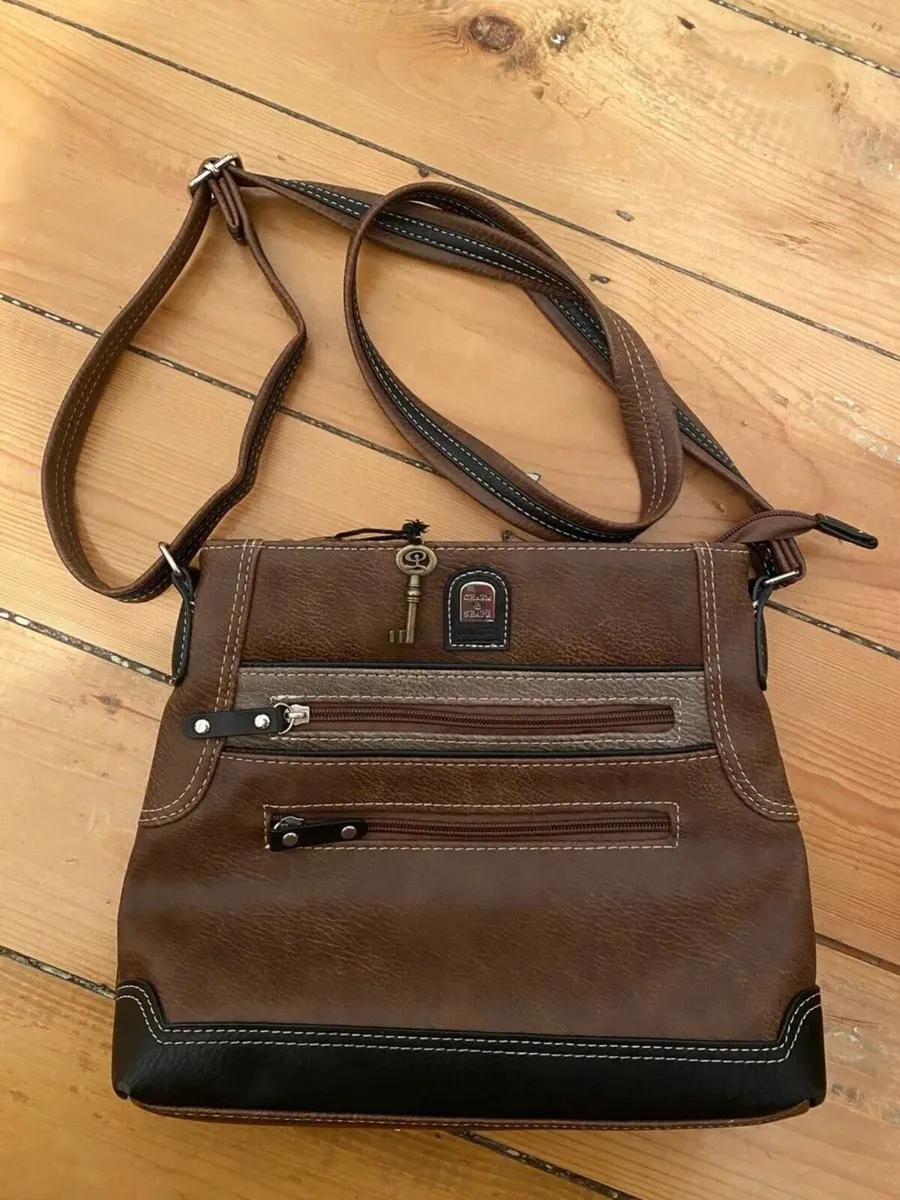 Charm & Shape Shoulder Bag - Brown - Image 2