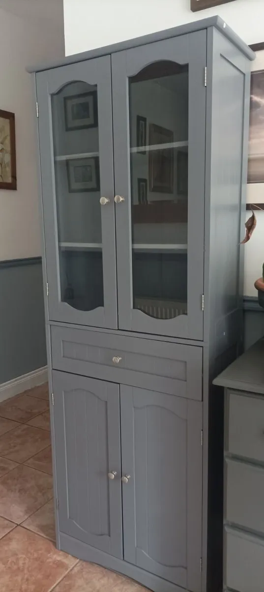 Wooden Dresser, Grey - Image 1