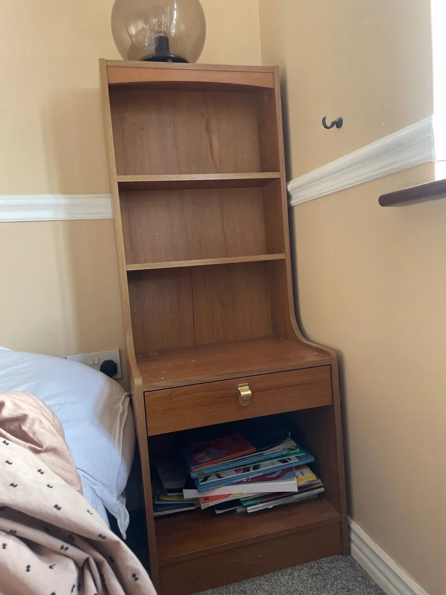 Two Schreiber mid century bedside lockers 1970 - Image 1