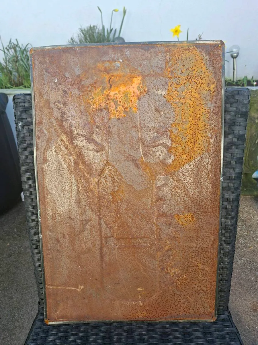 Official BECKS Beer Pub metal Advertising Sign - Image 2