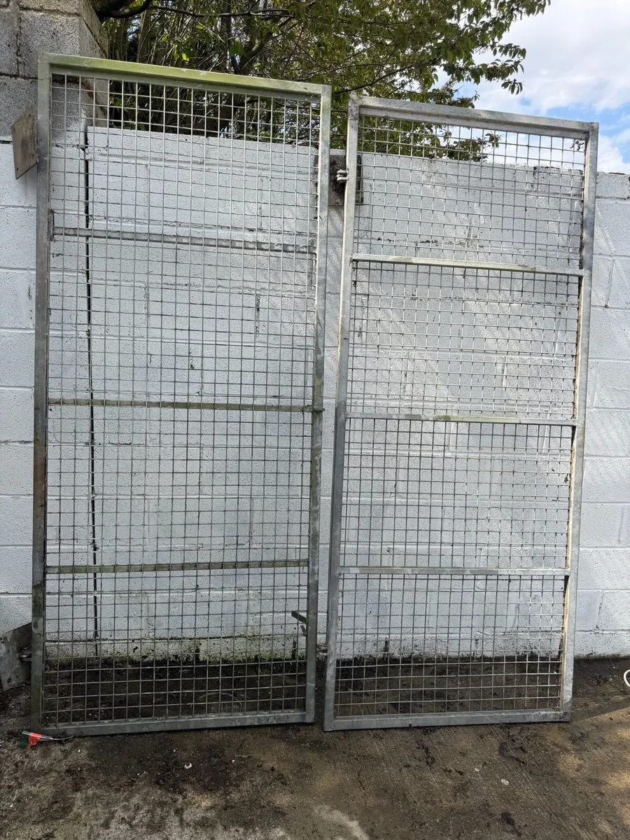 Mesh galvanised gates - Image 2