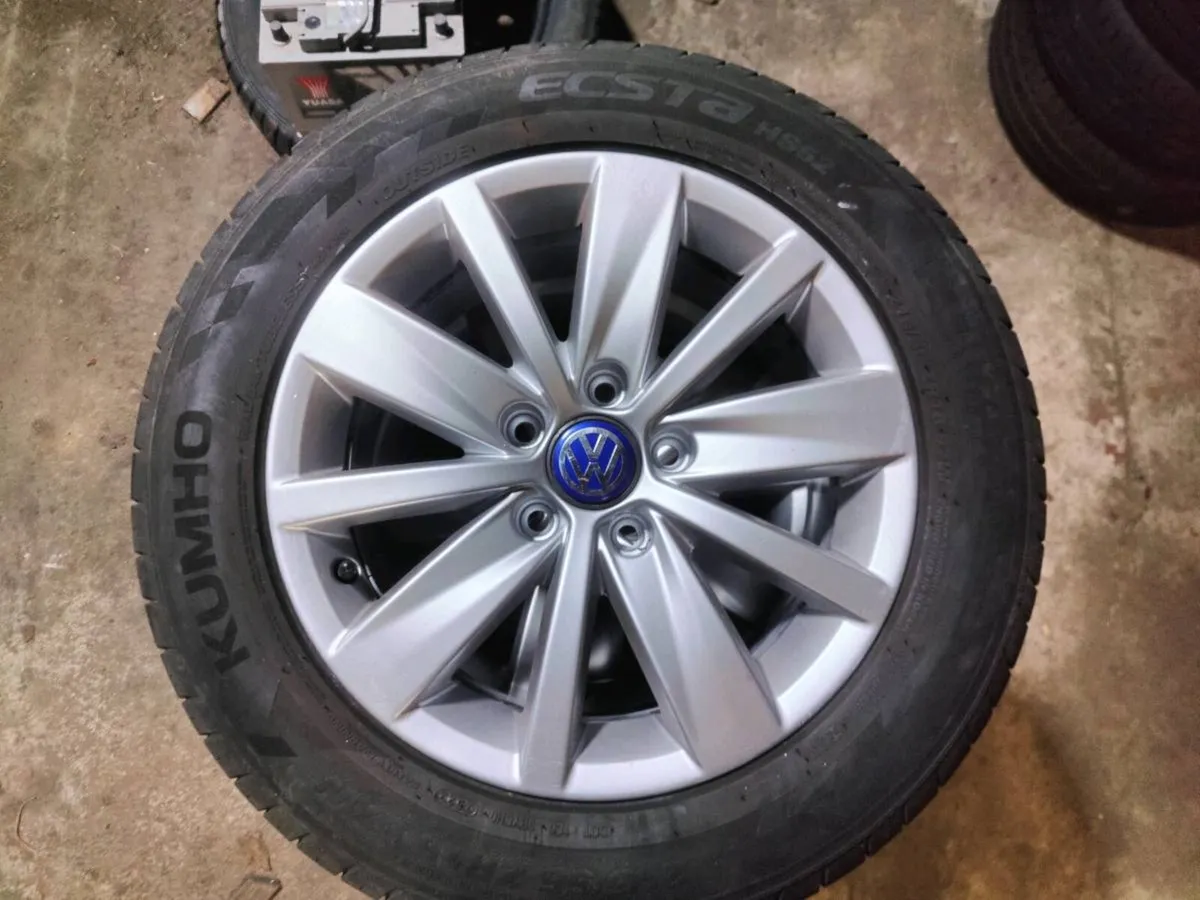 16' VW CADDY/GOLF ECT ALLOYS /GOOD TYRES/5x112 - Image 2