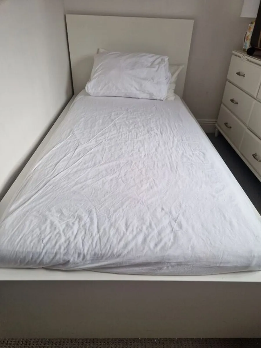Ikea Malm single bed frame with drawers - Image 3