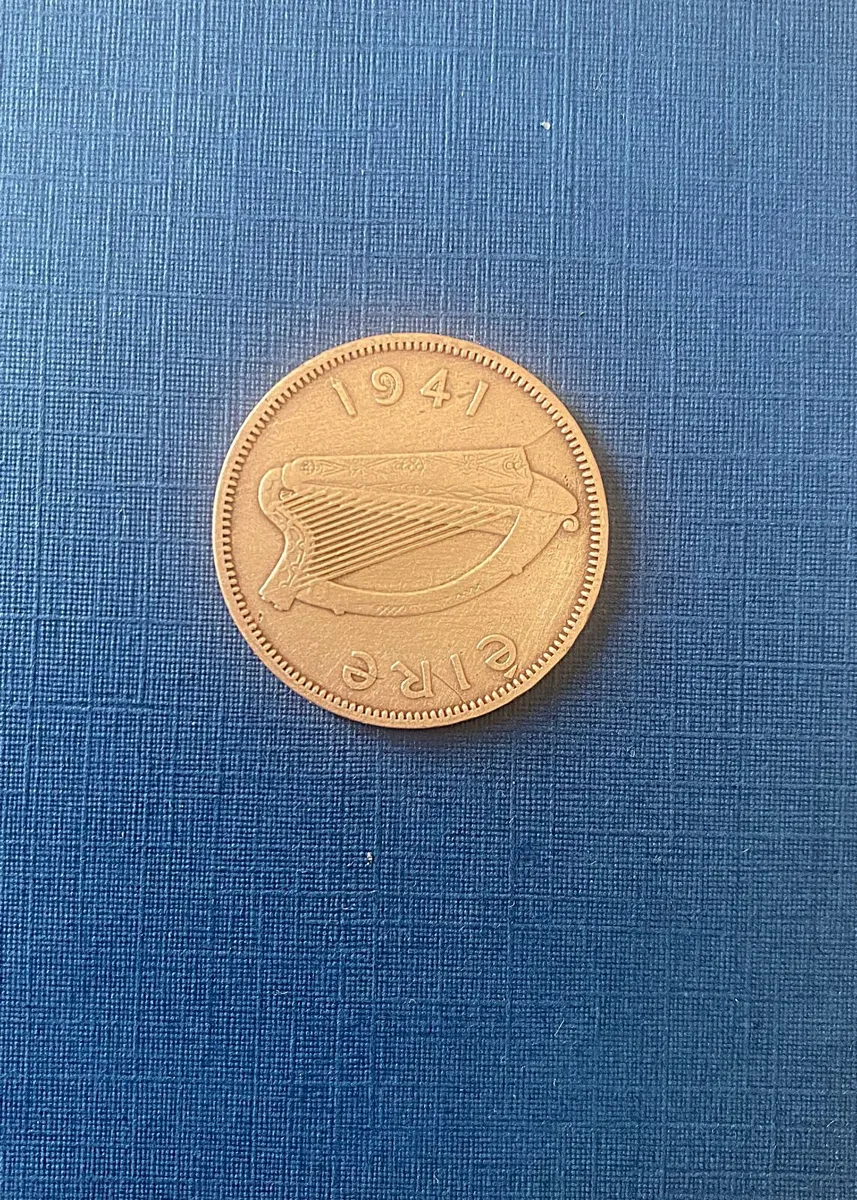 Irish Ha'penny From 1941, Free Post - Image 2