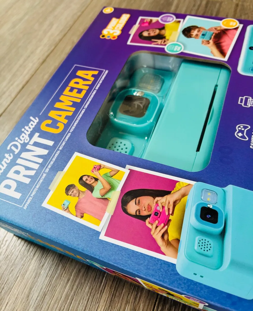 Kids Instant Digital Print Camera, a 5-in-1 device - Image 2