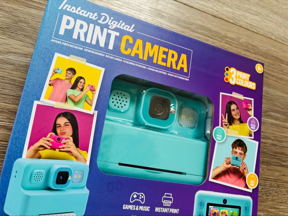 Kids Instant Digital Print Camera, a 5-in-1 device - Image 4
