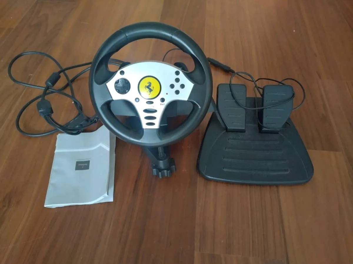 Thrustmaster Ferrari Steering Wheel & Pedals - Image 1