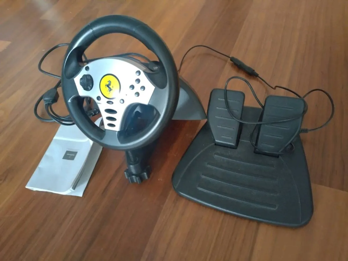 Thrustmaster Ferrari Steering Wheel & Pedals - Image 2