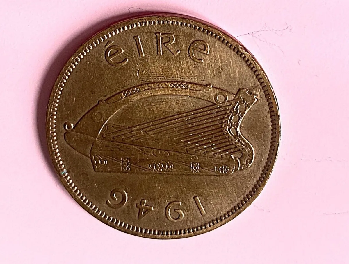 Irish Penny;Ha'penny;From 1946, Free Post - Image 2