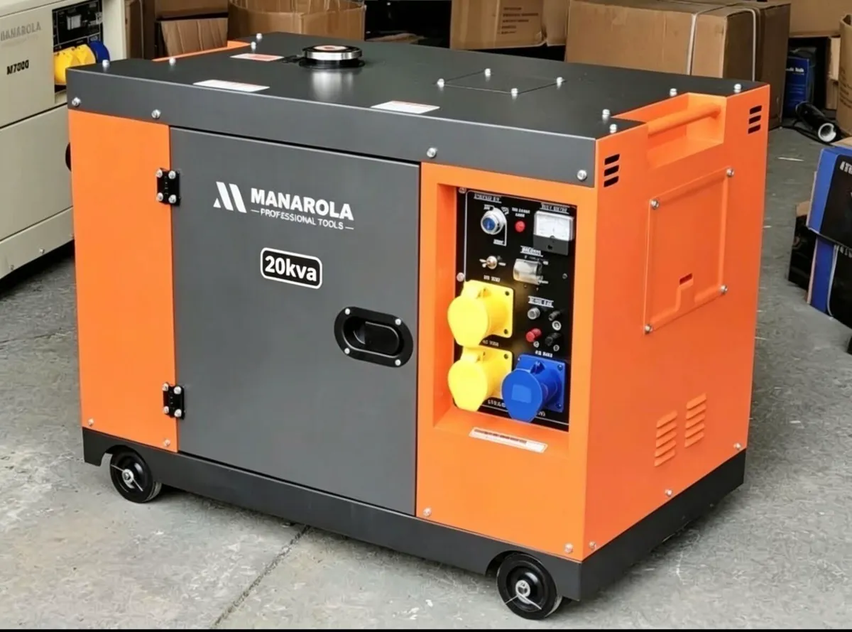 BRAND NEW 20kva SUPER SILENT DIESEL GENERATORS - Image 1