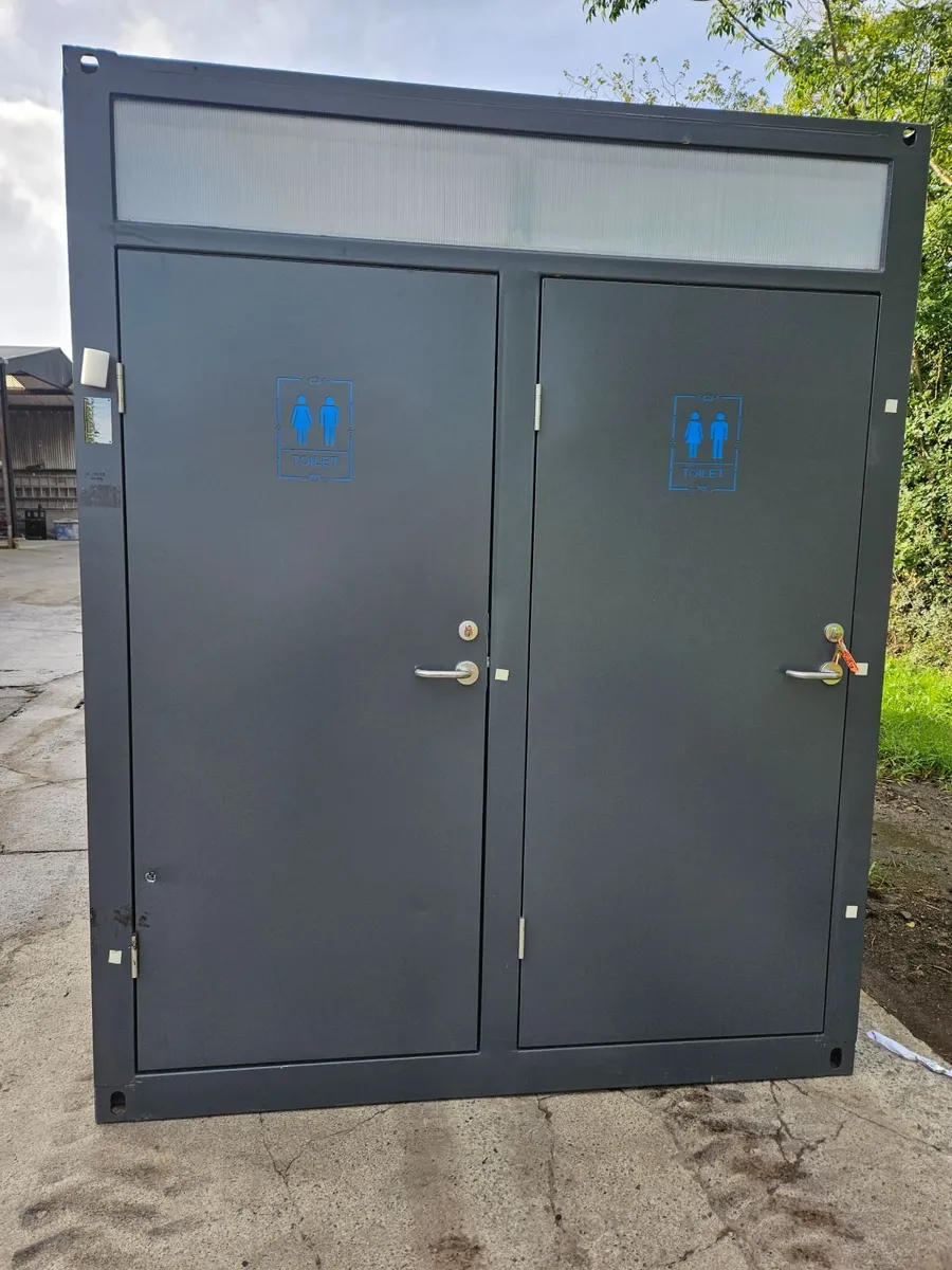 Toilet Block  Double / Single. Steel. New Unused. - Image 1