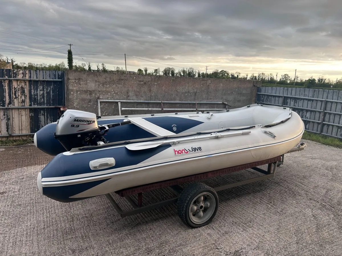 Inflatable Boat and Engine - Image 1