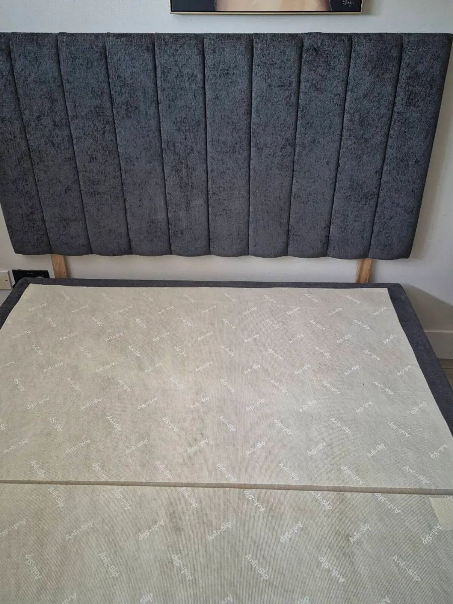 King Size Divan Bed & Head Board - Image 3