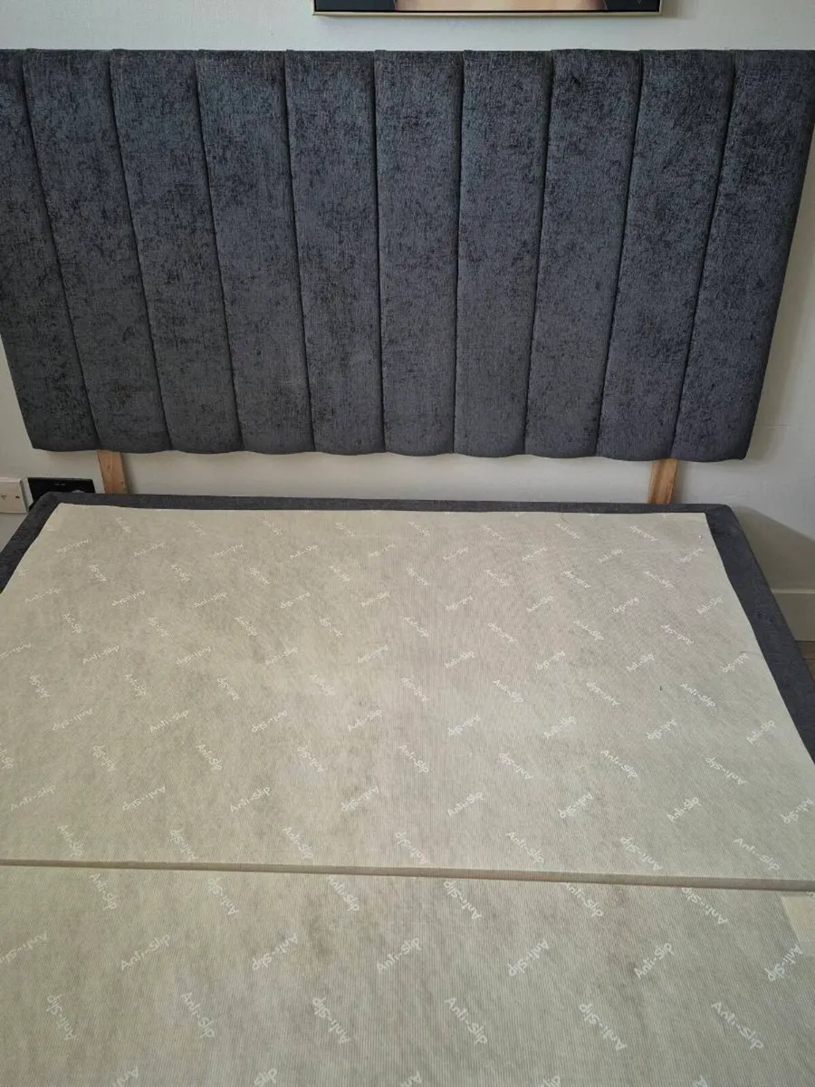 King Size Divan Bed & Head Board - Image 4