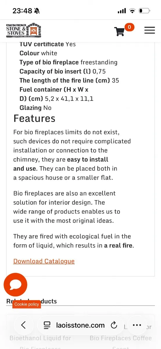Bioethanol Fireplace (New) - Image 2
