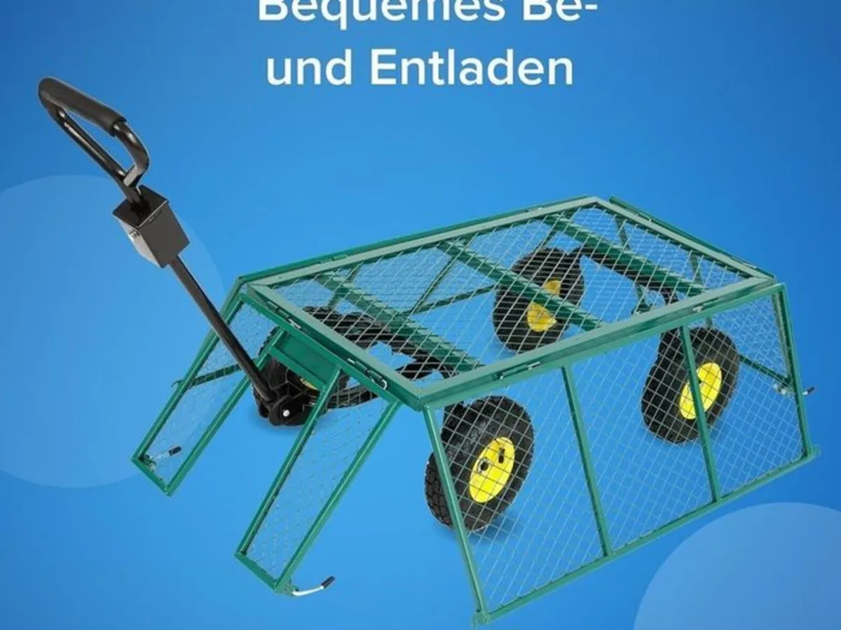 Garden Handcart Foldable Trolley - Image 4