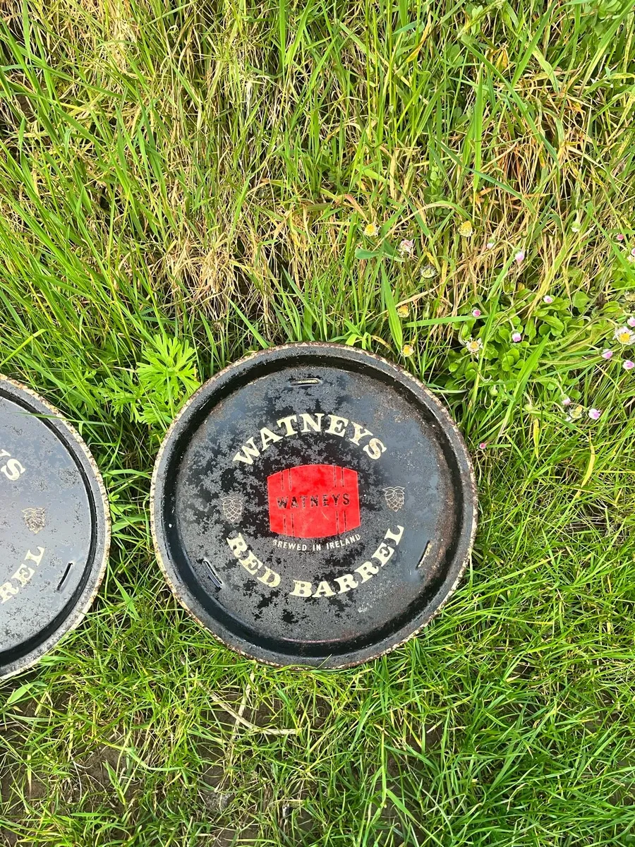 Vintage Watneys Brewed in Ireland Pub Trays - Image 3