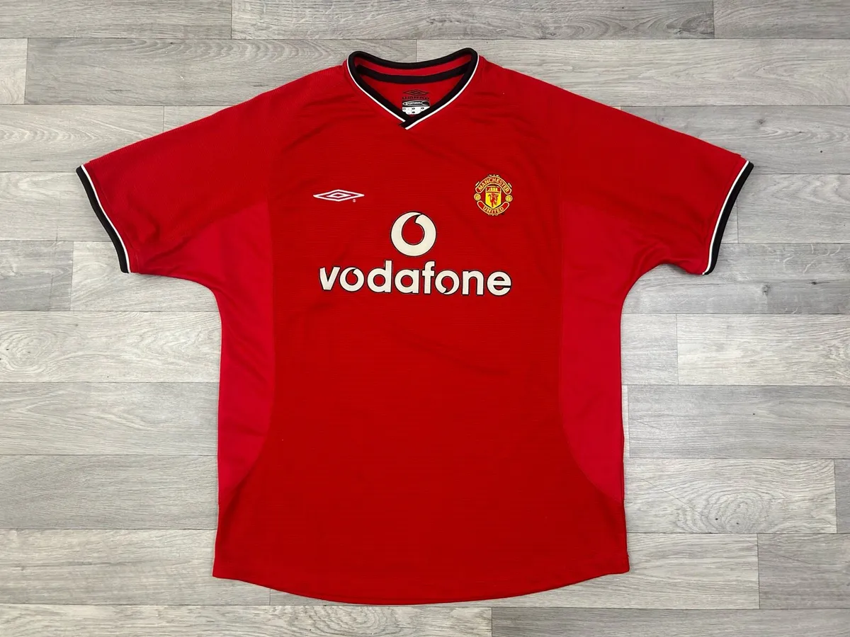 Vintage 2000 Umbro Manchester United Home Jersey L - Image 1