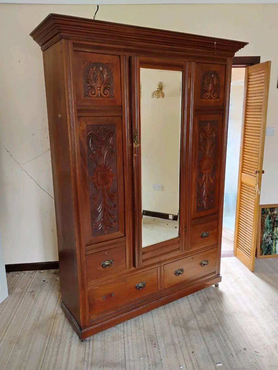 Antique Wardrobe and drawers - Image 2