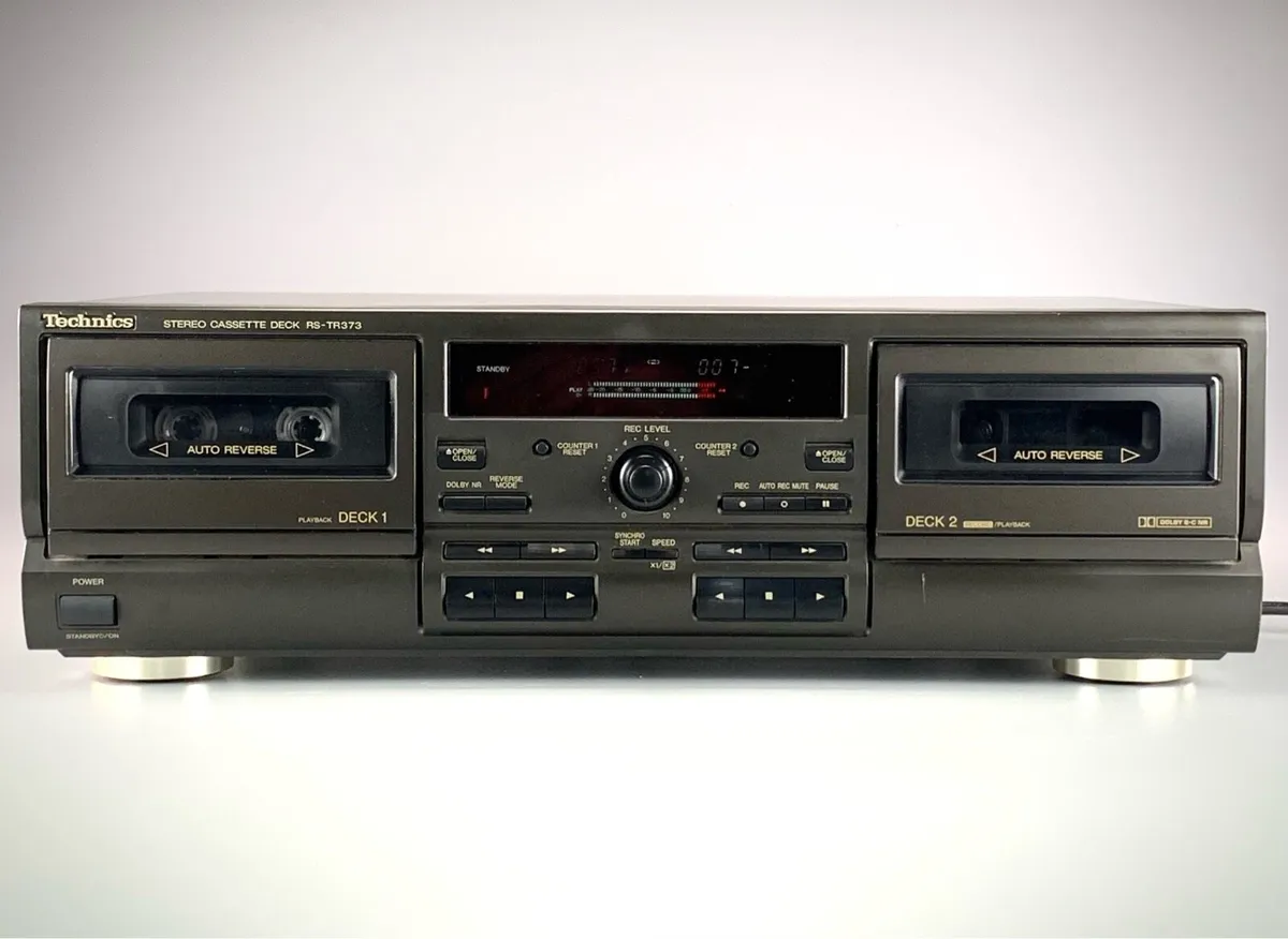 Technics RS-TR373 dual stereo cassette deck - Image 1