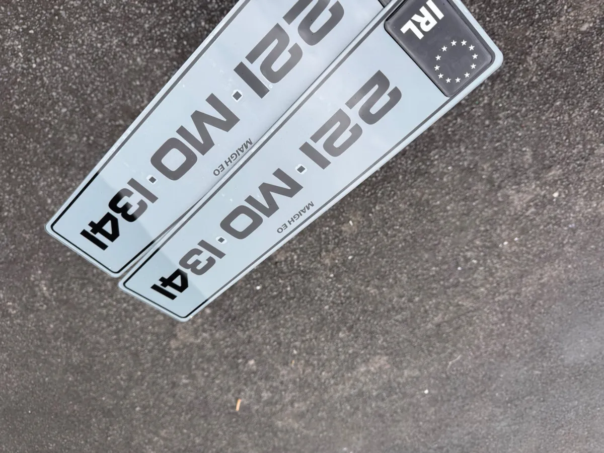 Upgrade number plates gel German jap printed plate - Image 2