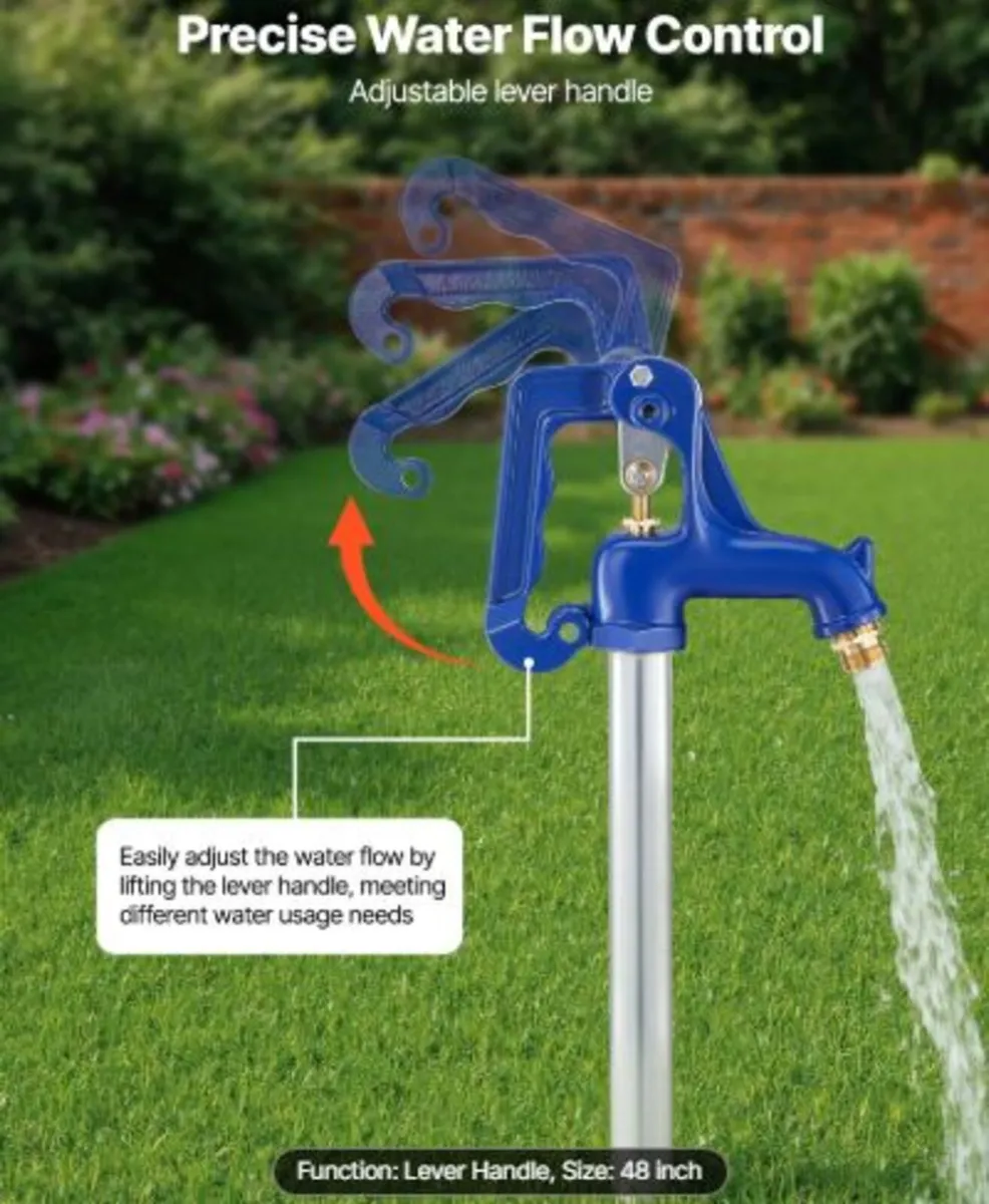 Frost Proof Yard Hydrant, 1895mm Freeze-Proof - Image 2