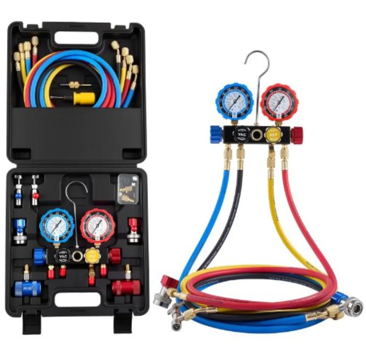 AC Manifold Gauge Set for R134a R404A R1234yf R22 - Image 1
