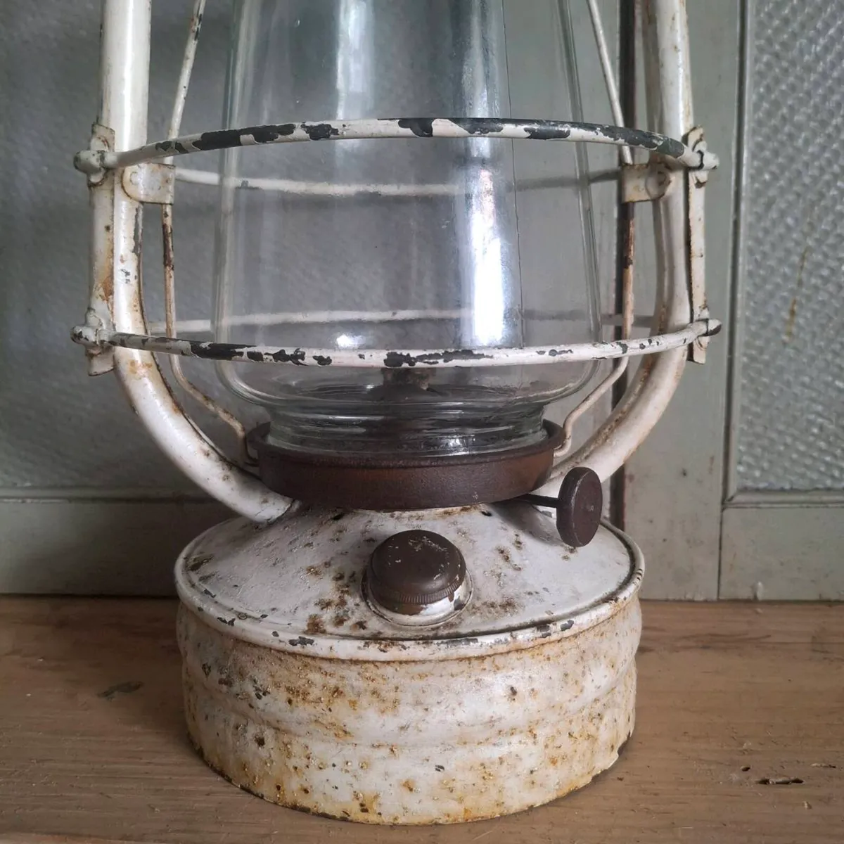 Vintage Hurricane Lamp - Image 3
