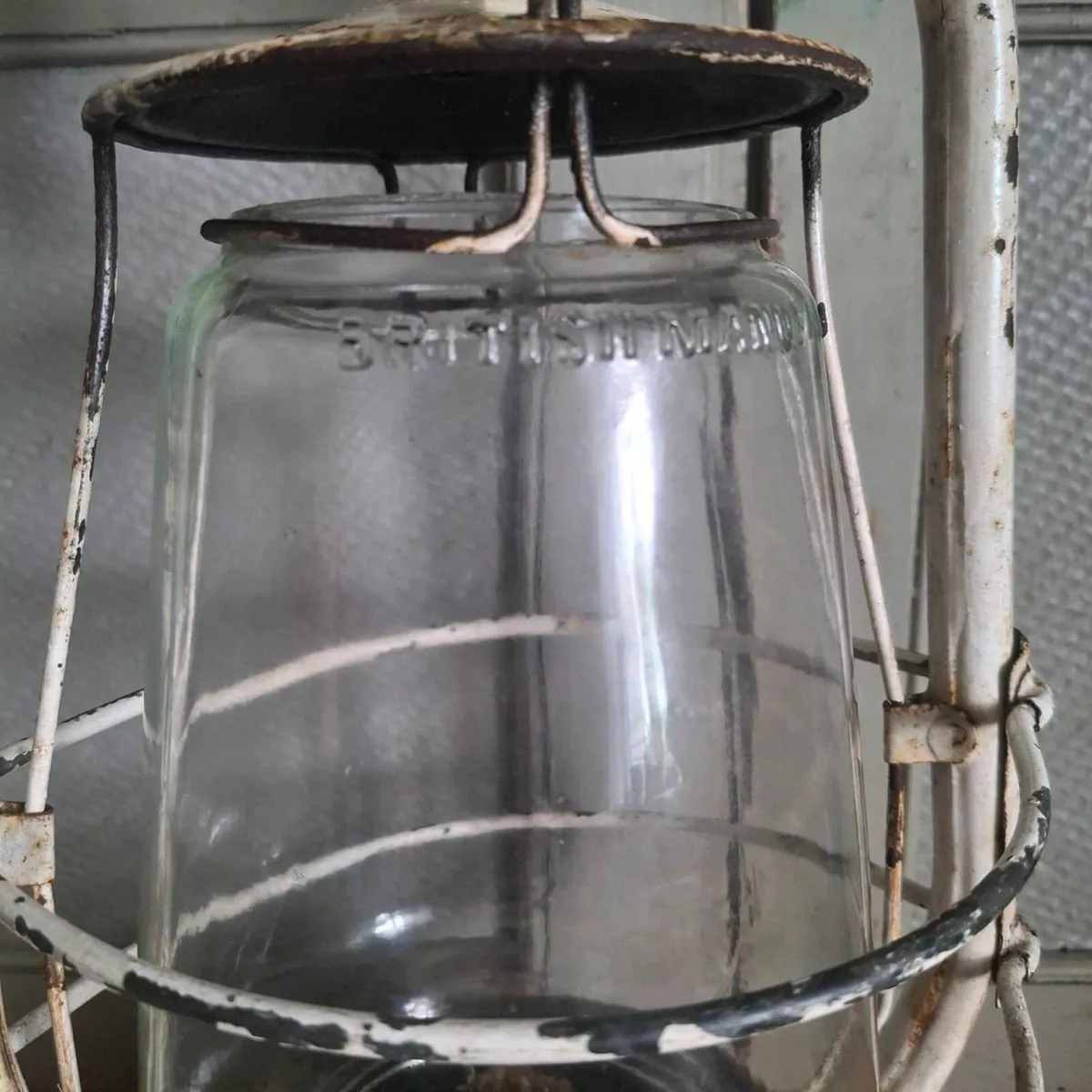 Vintage Hurricane Lamp - Image 4