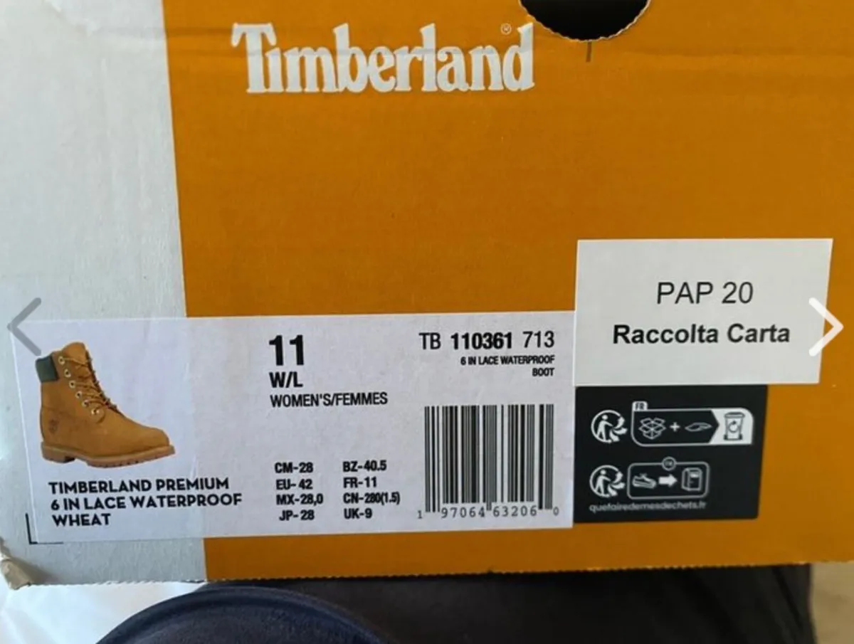 Timberland Wheat Boot Size 9UK BRAND NEW - Image 2