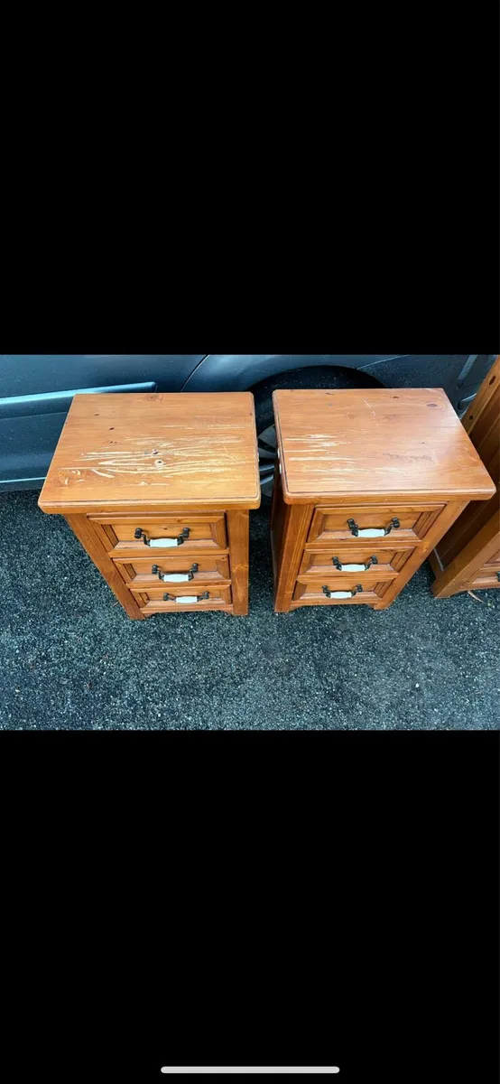 Bedroom furniture set locker and tall boy chest of - Image 4