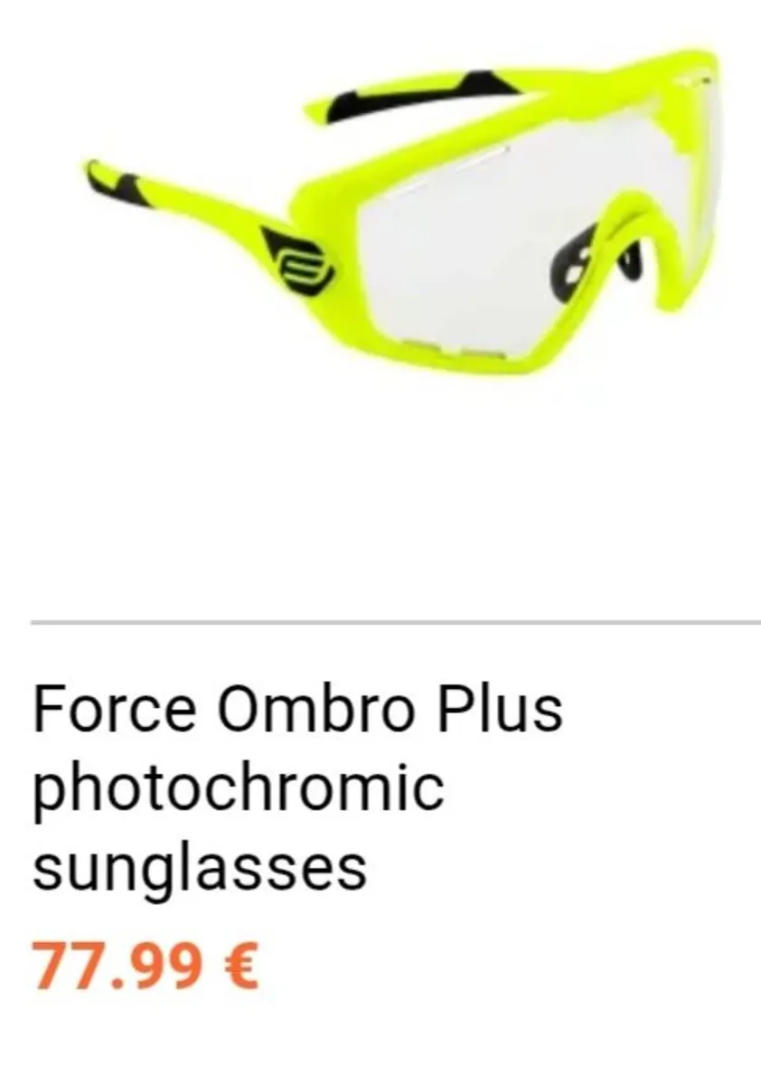 Force Ombro Plus Photochromic sunglasses New - Image 2