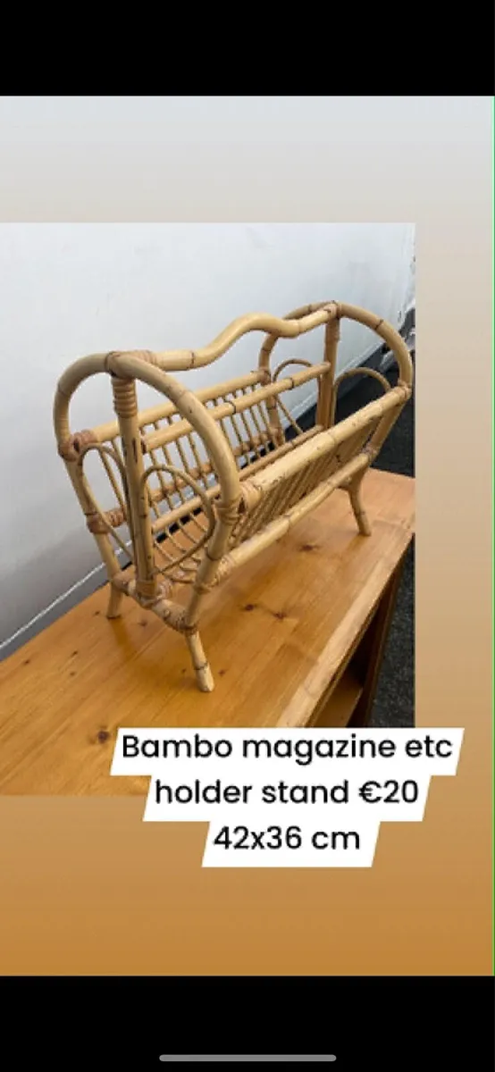 Bambo magazine holder €20 - Image 1
