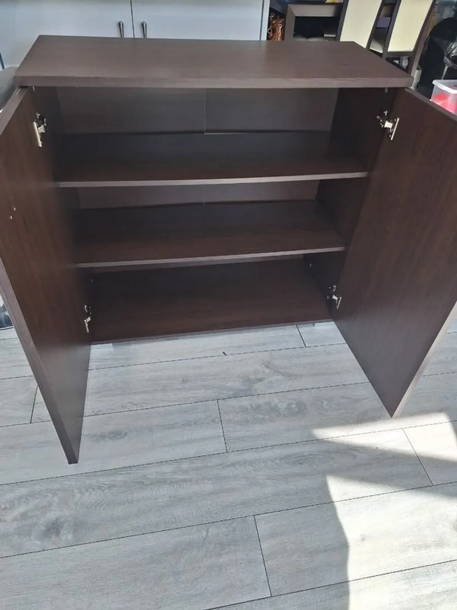 Bedroom furniture sideboard , 2x lockers  , wall shelf - Image 3