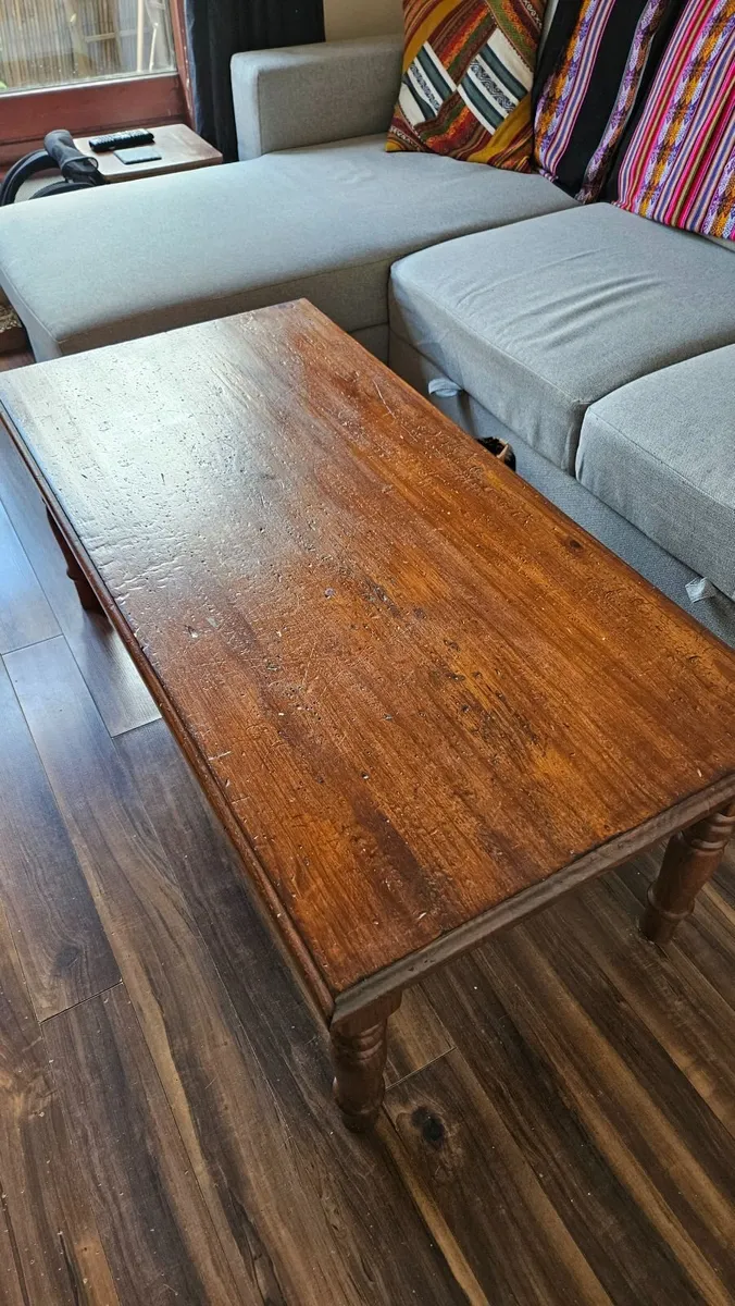 Wooden Coffee Table - Image 2