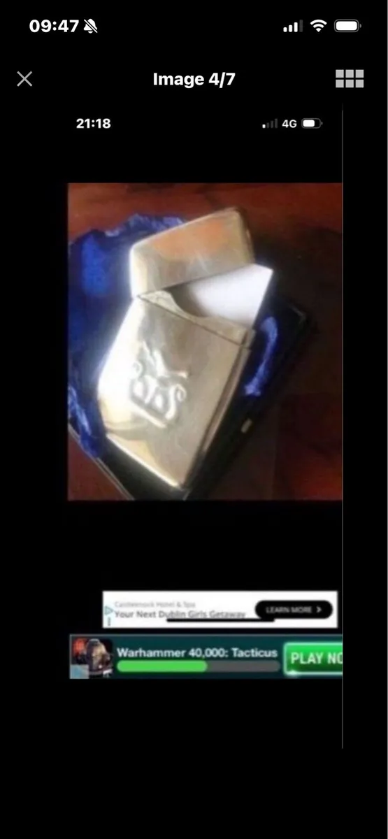 Silver AIB Business Card Holder - Image 4