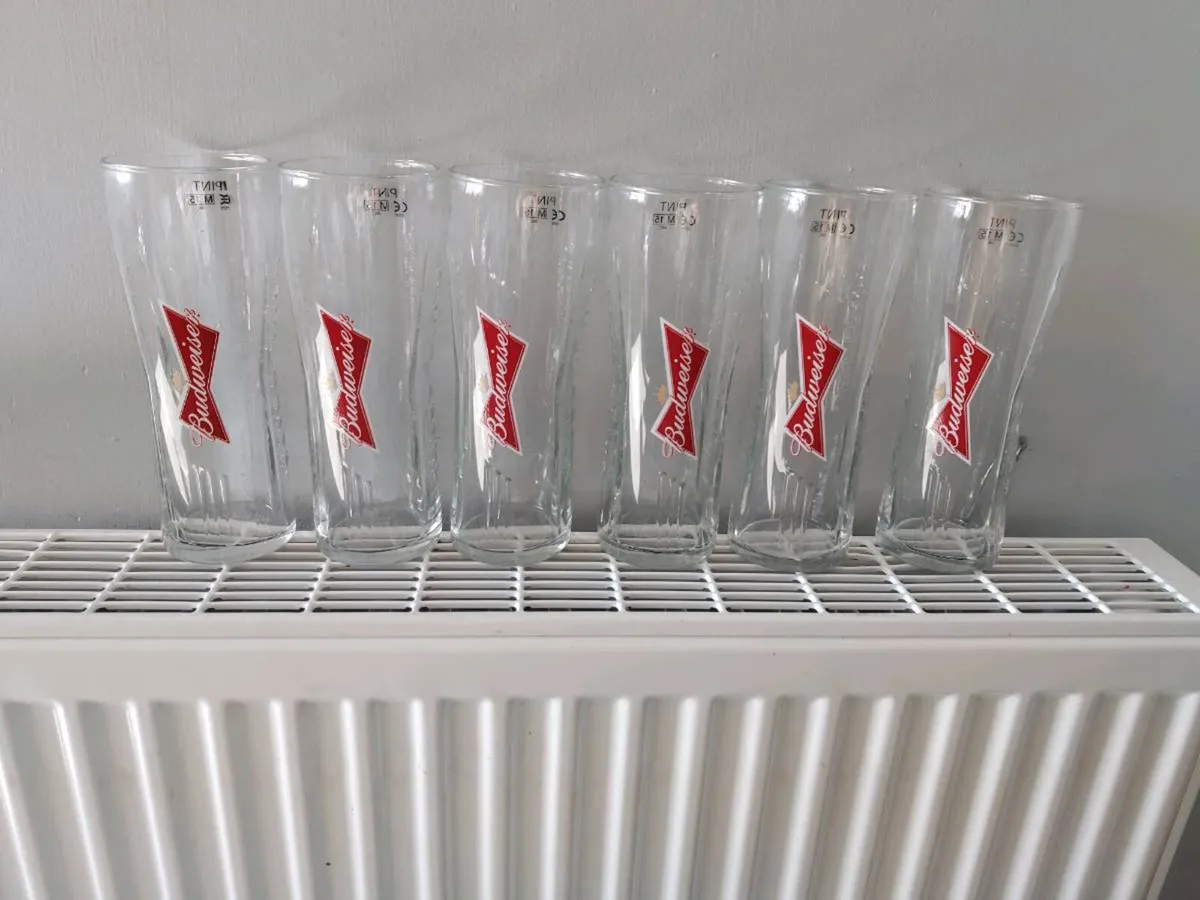 Budweiser glasses new