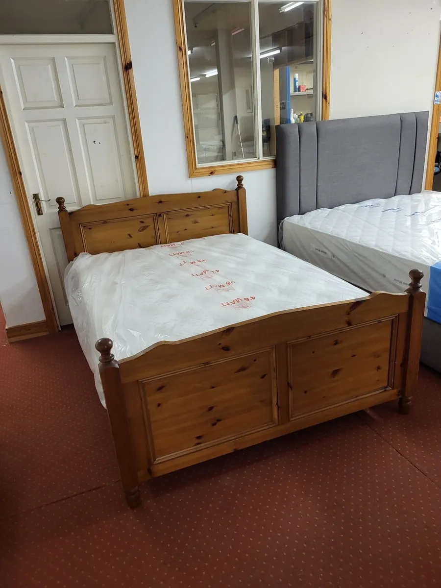 Bed frame and mattress - Image 1
