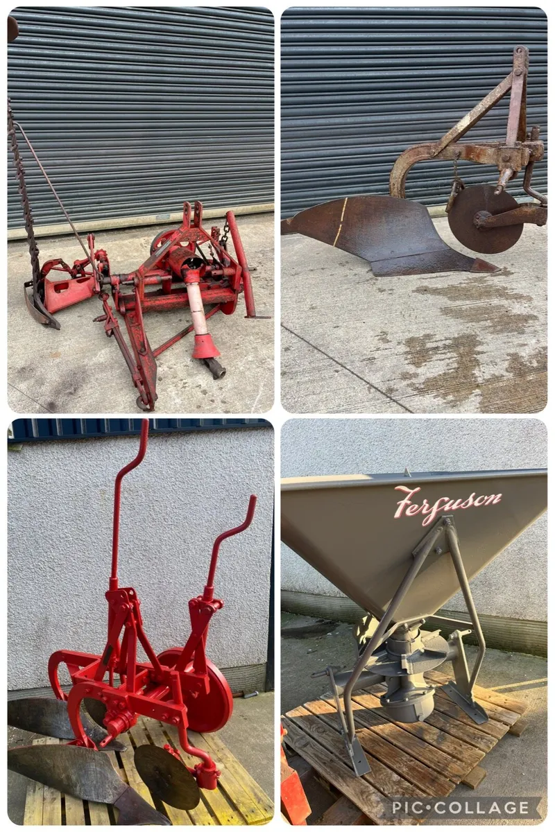 Vintage MF & David Brown Implements - Image 1