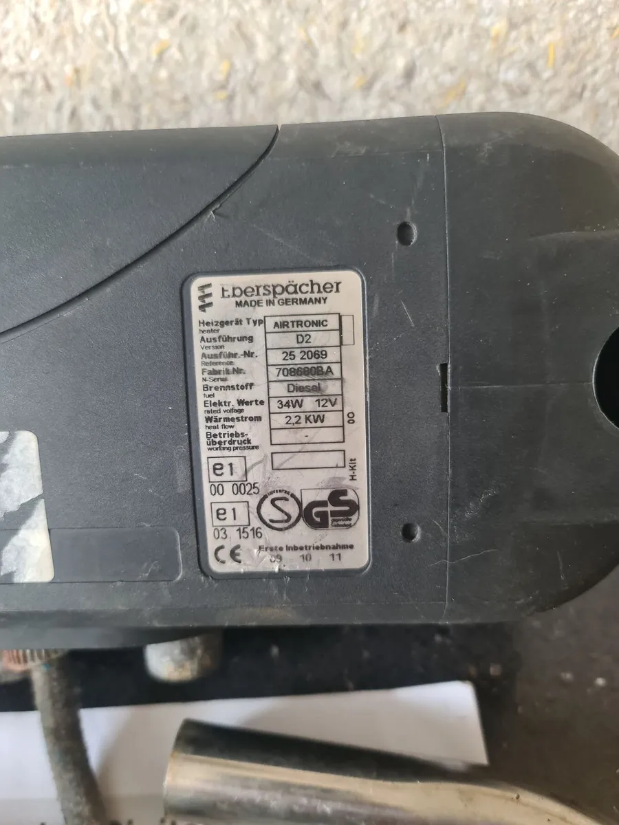 Eberspacher Airtronic D2 12V 2.2KW Diesel Heater - Image 3