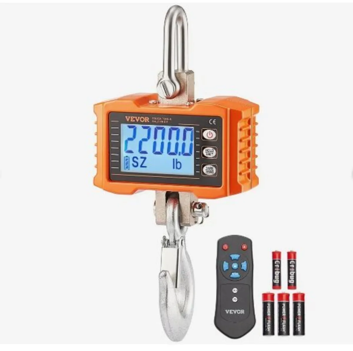 Digital Crane Scale, 2200 lbs/1000 kg - Image 2