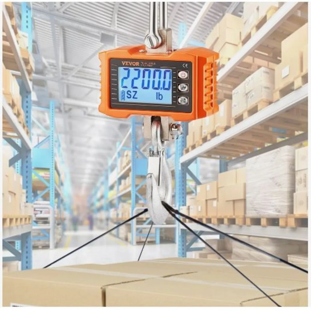 Digital Crane Scale, 2200 lbs/1000 kg - Image 4