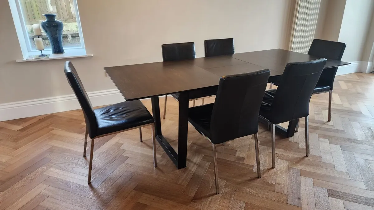 Dining Table and 6 Chairs - Image 1