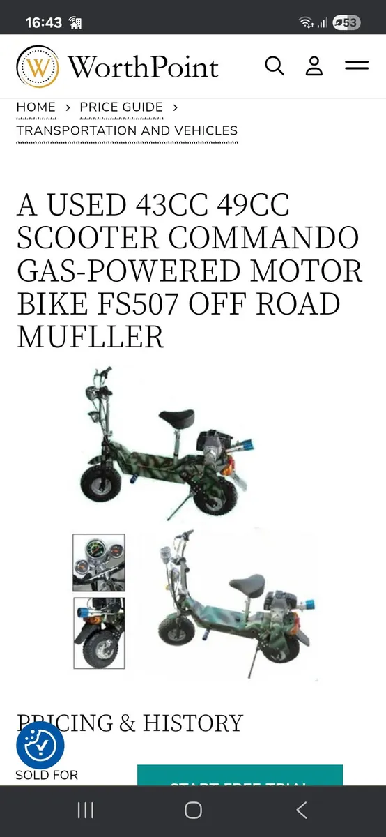 Commando petrol scooter project - Image 1