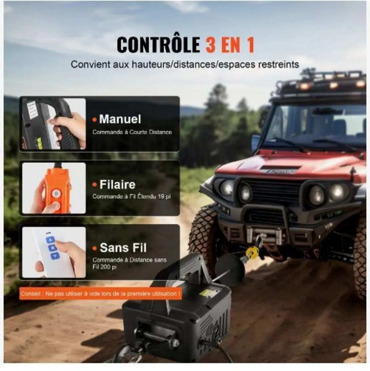3-in-1 Portable Electric Hoist Winch - Image 3