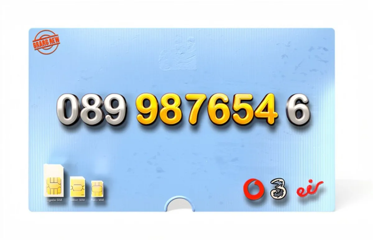 VIP GOLDEN NUMBER 987654 Ultra Memorable & Rare 💎